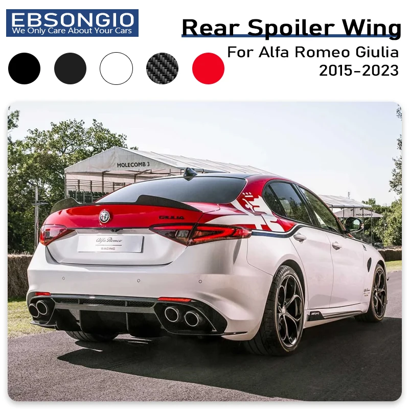 

Задний спойлер из углеродного волокна для Alfa Romeo Giulia Sedan 2015 - 2023