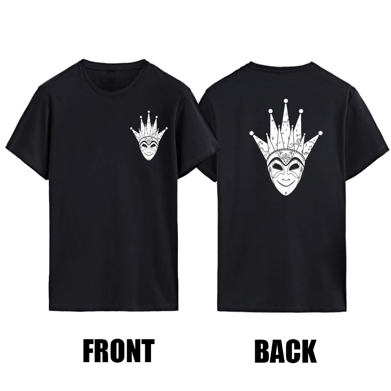 

DJ Boris Brejcha Logo Cotton T-shirt Double-sided Printing Tee Men Clothing Tees Tshirt Men's T-shirts Man Pattern Creative Cool