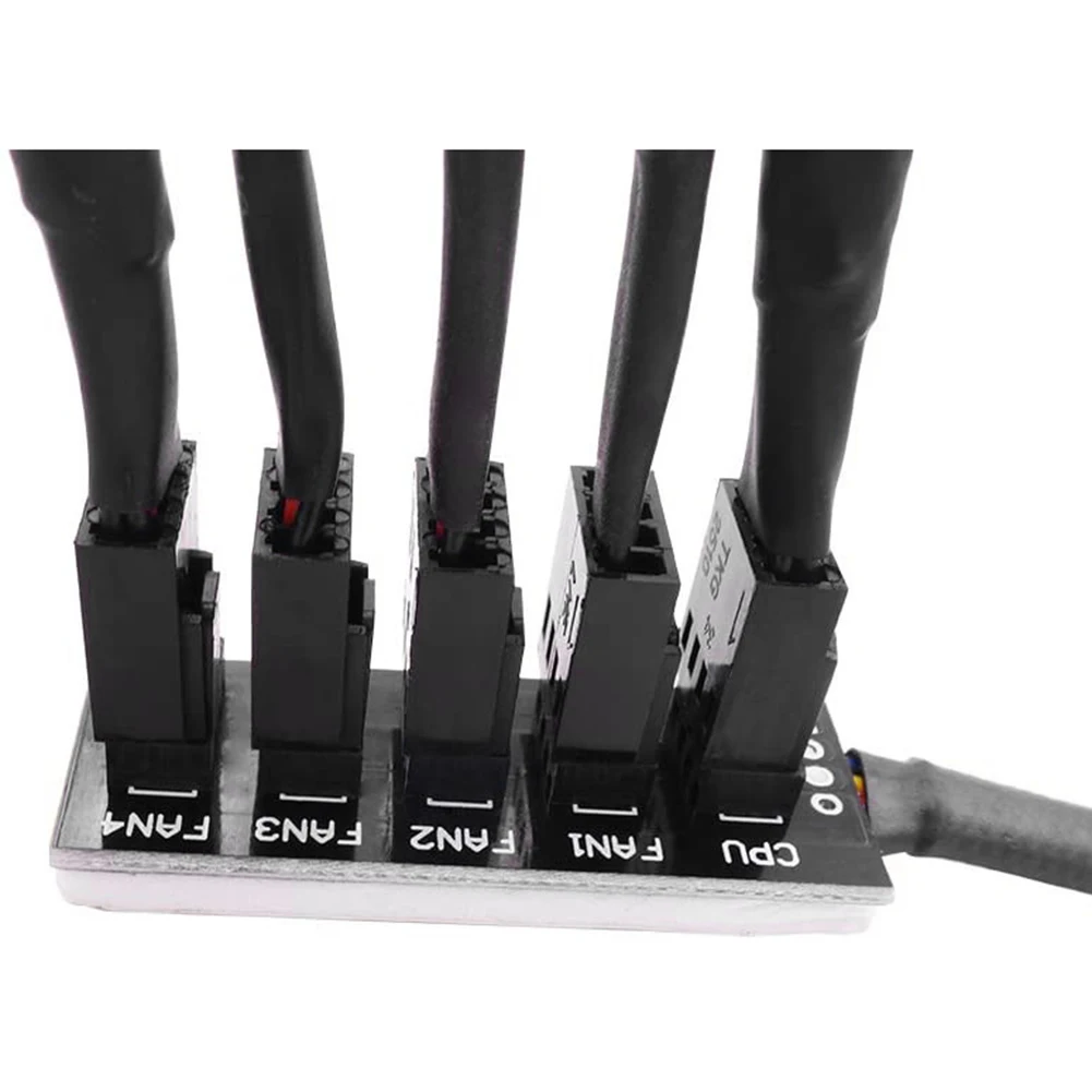 1 to 5 4Pin PWM Hub Fan Splitter 3