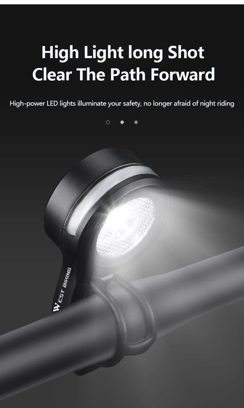 Description Picture 5 of itemBike Front Lights with Horn Rechargeable MTB Bicycle Lamp Electric Bell Night Riding Safety Warning Loud Flashing Horn Lights