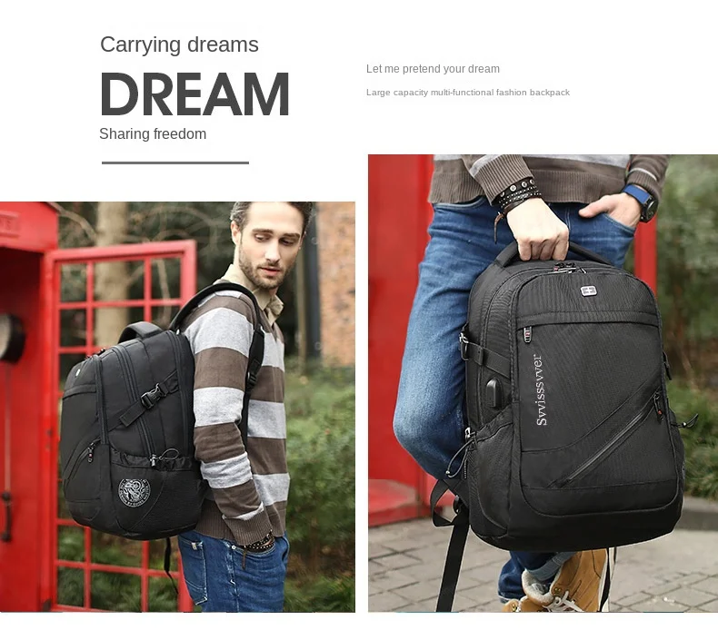 Large Capacity Computer Backpack for Men