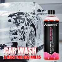 Concentrate Car Wash Shampoo with Wax High Gloss Ceramic Soap  Superior Surface Cleanser Automotive Washing Shampoo 500ml 2