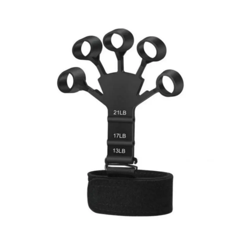 Hand Grip Strengthener 1pcs Silicone Gripster Hand Grip Finger Power Strengthener Stretcher Trainer Gym Fitness Exercise Hand Rehabilitation Accessorie