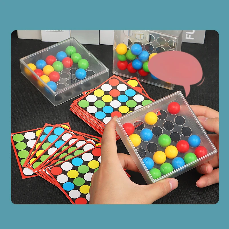Flexible Fingers Children Education Learning Toys Color Bead Box Observation ability Hand eye coordination ability 1 - 3 Players 5