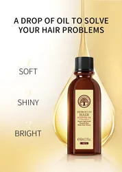 Morocco Hair Essential Argan Oil - Moisturizing & Nourishing Treatment for Dry and Damaged Hair, 60ml