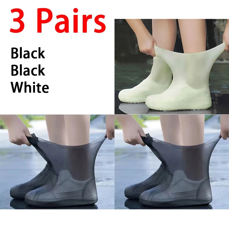 Waterproof Silicone Rain Shoe Covers