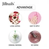 Jillnails Self Leveling Builder Hard Gel for Nails Extension 50g Medium Natural Clear Milky Pink French White Nail 6