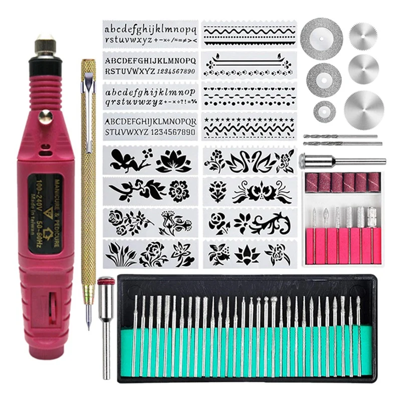 portable woodworking bench US Plug Engraving Tool Kit, 71 Pcs Electric Corded Pen With Engraving Engraver, Mini Nail Grinder DIY Rotary Tool portable woodworking bench