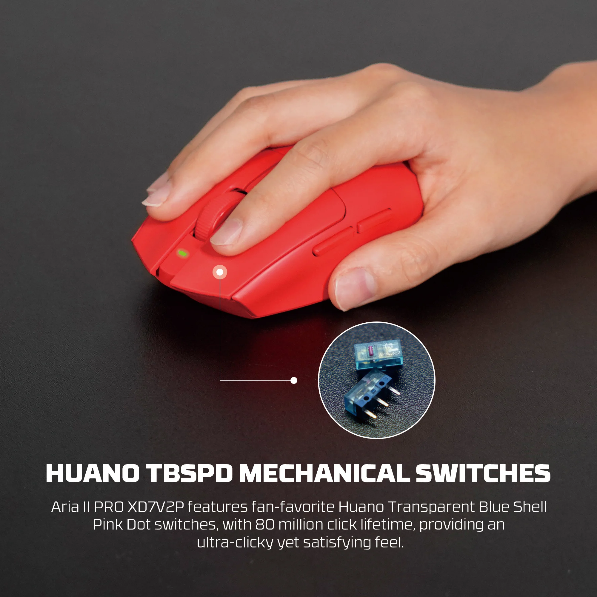 FANTECH Aria ll PRO XD7V2 Professional Gaming Mouse PIXAT3395 4K