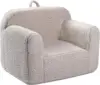 Cuddly Toddler Foam Chair for Boys and Girls, Light Grey 2