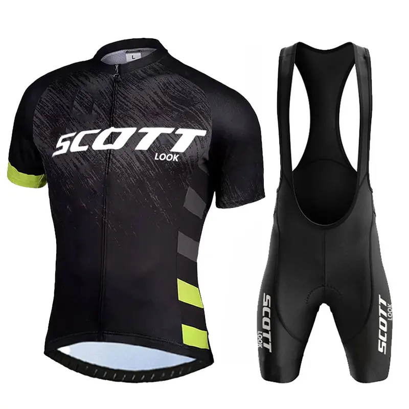 Team Sportwear Cycling Jersey Set Summer Cycling Clothing MTB Bike Clothes Uniform Man Bicycle Suit
