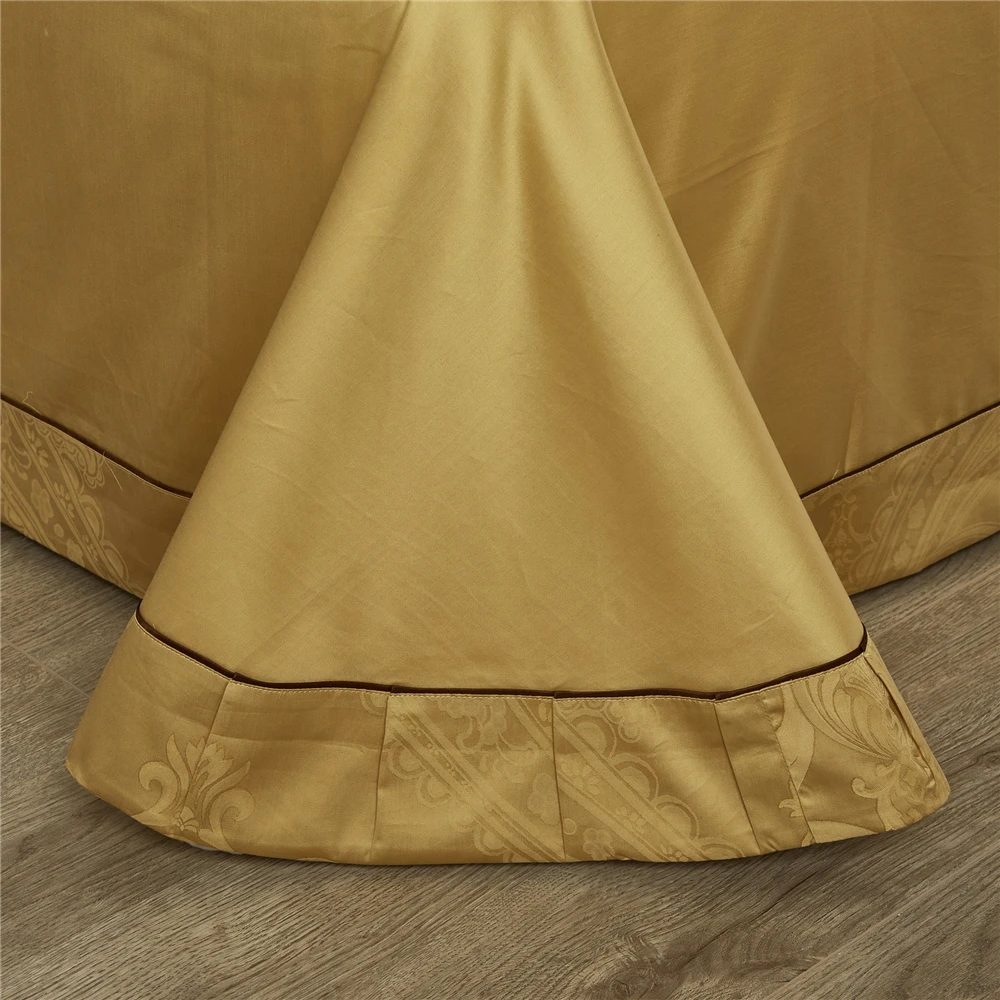 Soft duvet cover flat bed sheet pillowcases luxurious Queen King size Bedding set Egyptian cotton Vintage jacquard Bed sets 14 S180f72e604ad4d29a3537a6c817c9cf1p