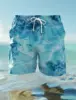 2024 Men's Board Shorts Swim Shorts Swim Trunks Print Sea Gradient Quick Dry Short Holiday Beach Hawaiian Casual 4 Micro-elastic 2