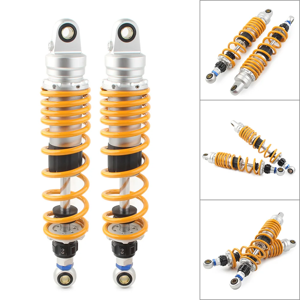 

1 Pair 305mm Gold New Motorcycle Rear Shock Absorber Set Universal for KH100 KH125 RS100 RS125 XL500S
