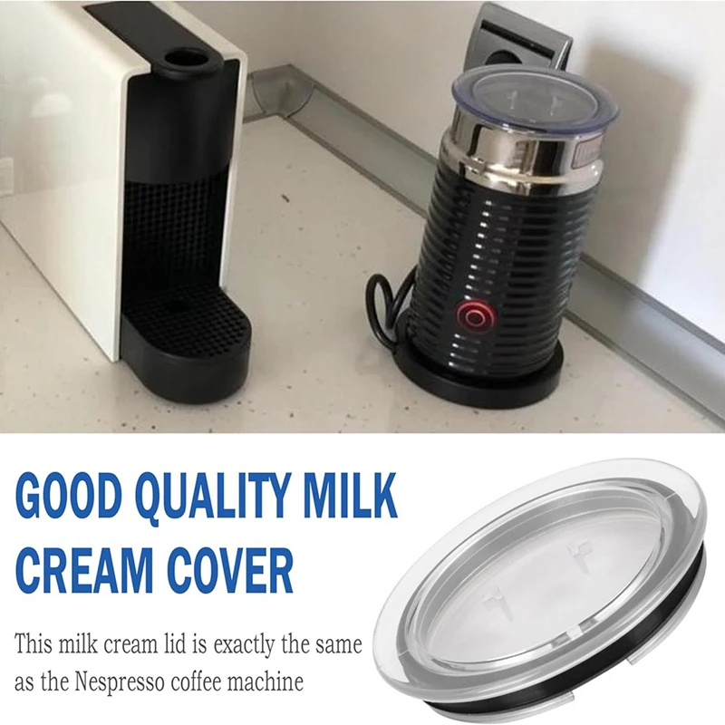 93271 Milk Frother Lid For Nespresso Aeroccino 3R Cover Seal