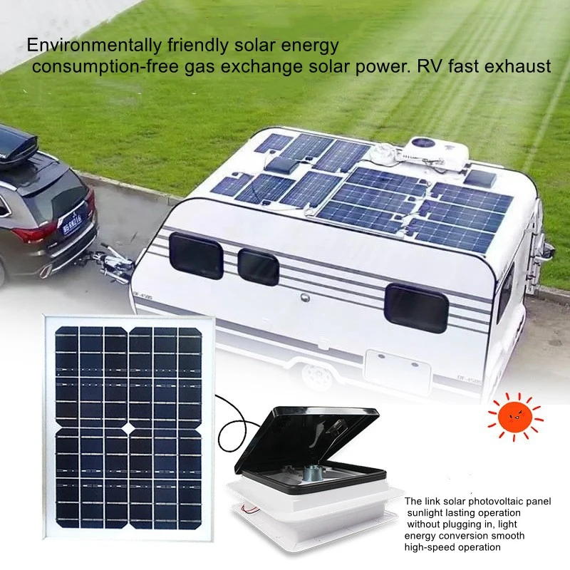 Campervan Solar Panel Caravan Roof Solar Caravan Skylight Exhaust