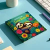 Adult Picture Book - 24 Pages Cute Sloth Coloring Book - Helps Reduce Stress and Ease Emotions Graffiti Painting Drawing Art 3