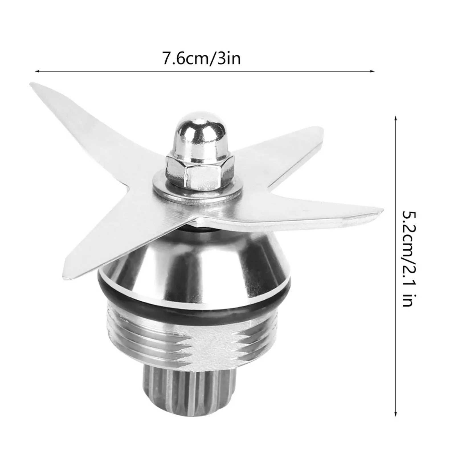 aco inoxidavel blender blade assembly substituicao 4 blades 05