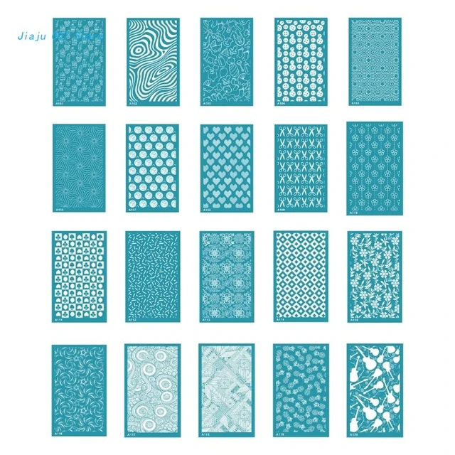 C9GA Clay Silk Screen Stencils Reusable Silkscreen Print Tool for Paper  Fabric Plate - AliExpress