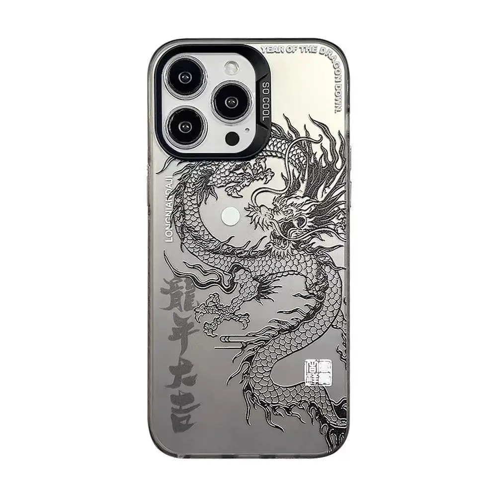 Year of the Dragon デザインiPhone15plus Amazon.com: OtterBox - Clear Case Series with MagSafe for