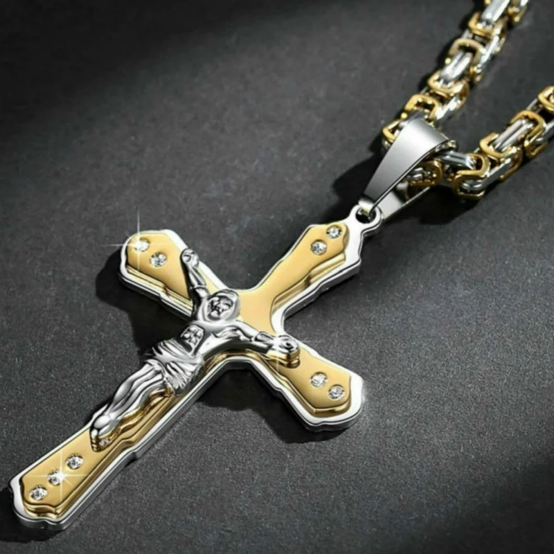 Jesus Cross Faith Necklace 6