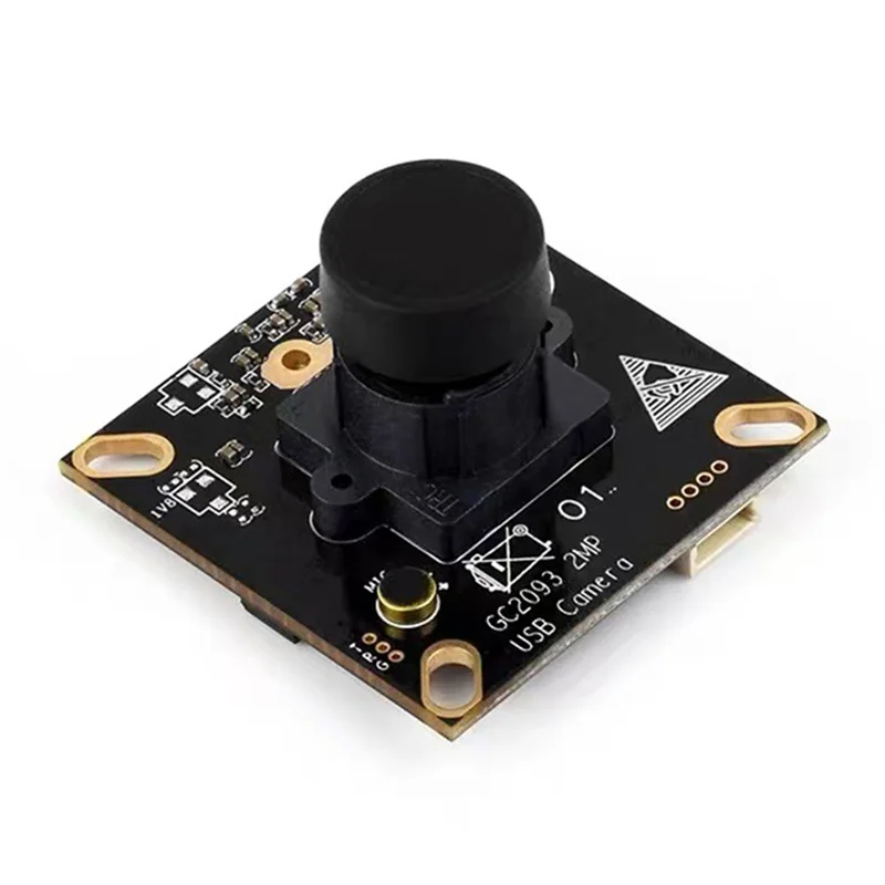 ABGI-2MP Modulo fotocamera USB GC2093 Chip fotosensibile Modulo fotocamera M12 Ampia retroilluminazione dinamica Microfono a fuoco fisso - immagine 3