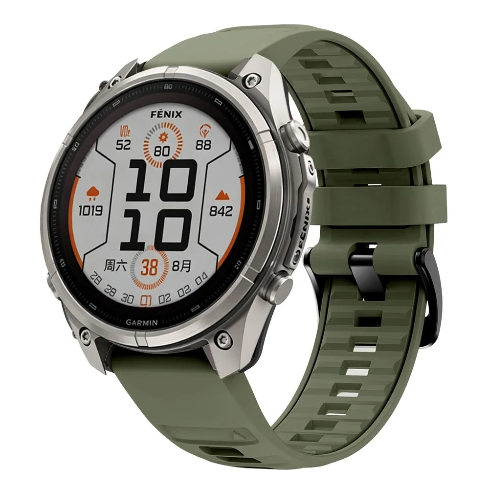 Premium Silicone Sports Strap - Adjustable Replacement Band