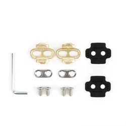 Premium Copper MTB Bicycle Cleats Accessories (Yellow)