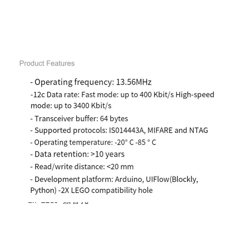 B67C 미니 RFID 리더 무선 주파수 식별 센서 WS1850S 13.56Mhz 주파수 스마트 홈 액세스 제어 시스템