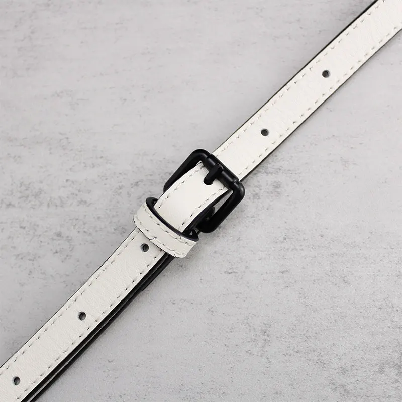 TINBERON Shoulder Strap Mini Bag Chain Strap Metal Chain Crossbody Bag Strap Genuine Leather Shoulder Strap Bag Part Accessories