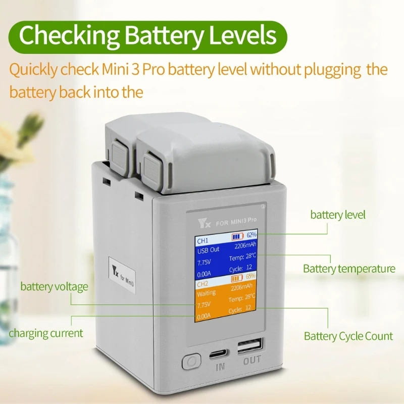 

Fast Hub Charging Hub for Mini 3 Charging Hub Accessories Drop Shipping