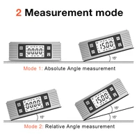 Digital Level Electronic Protractor Inclinometer with Bottom Magnet Angle Finder Level Meter Gauge Level Box Magnetic Based 2