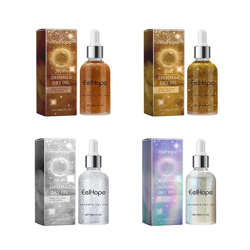 Shiny Body Glitter Liquid Shimmer Makeup High Gloss Lasting Brightening Halloween Party Highlighter Powder For Body Hair Clothes 2