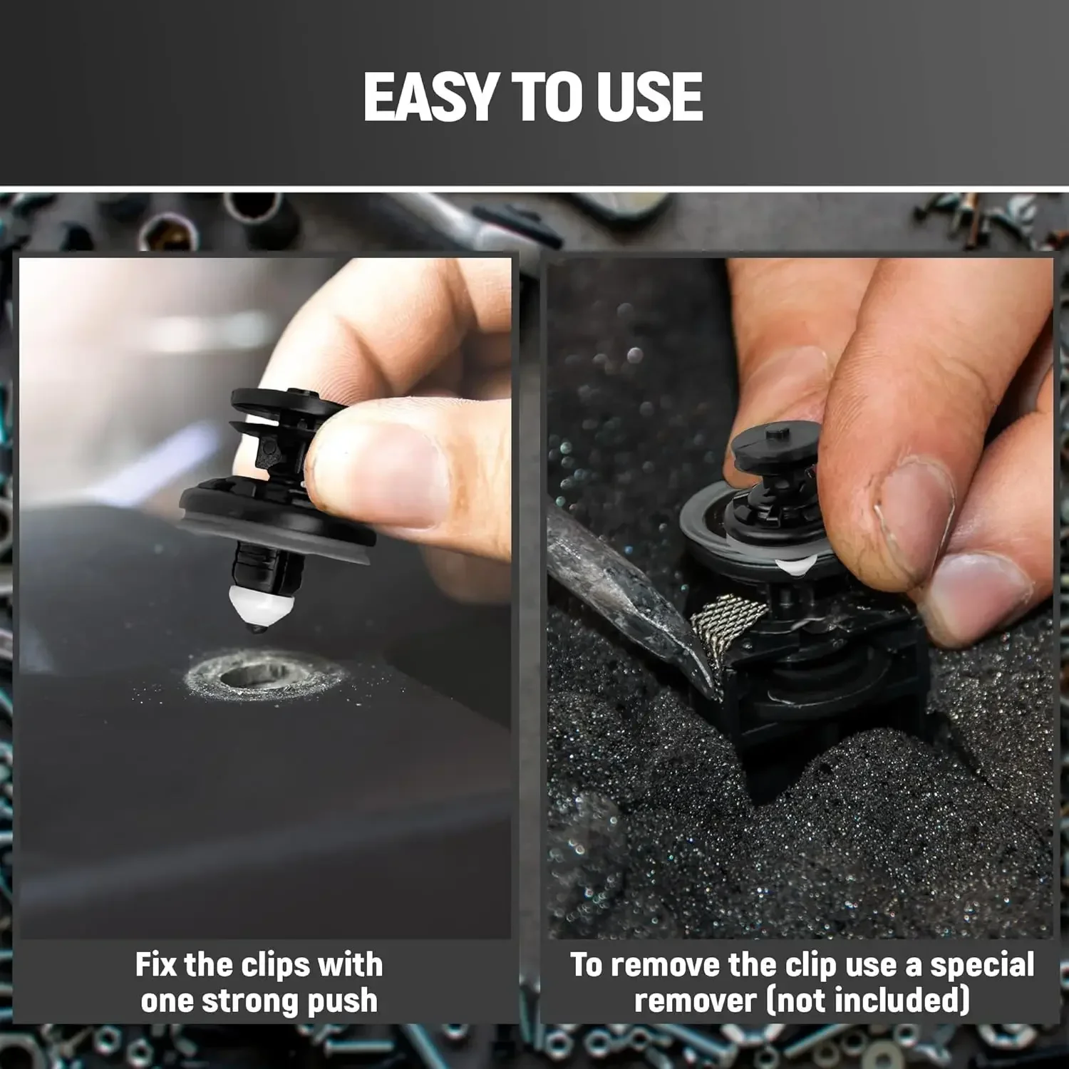 For VW Transporter T5 T6 2003 - 2015 Multivan Doubleback Car Door Panel Card Trim Clips Inner Fastener Rivet Direct Replacement