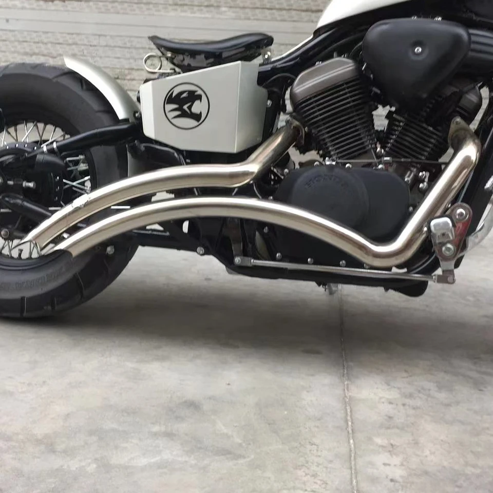 フル排気システムパイプキットサイレンサーマフラー鋼ステンレス 