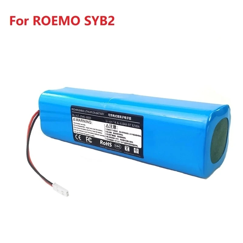 

New 14.8V 5600mAh Battery INR18650 M26-4S2P For ROEMO SYB2 Robot Vacuum Cleaner Accessories