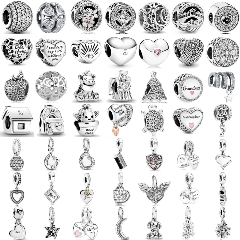 2025HotSelling925SilverBackpack,TurtleBeadMoon,DaisyPendantSuitableforEuropeanOriginalBraceletDIYExquisiteJewelry-AliExpress