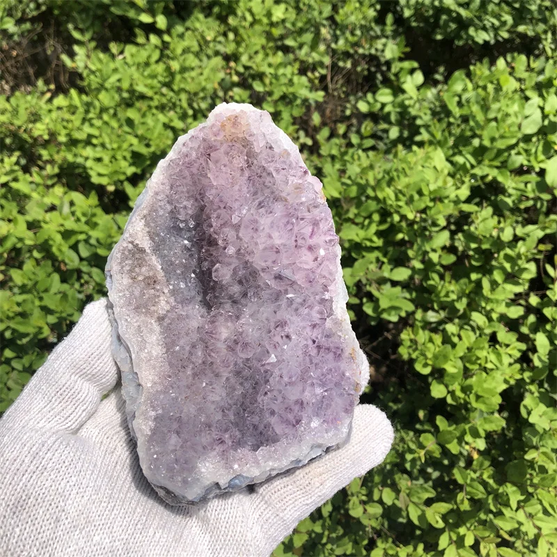 

Натуральный Аметист, кристалл, Cluster кварцевый дружий геод Stone Healing, 0,75 кг