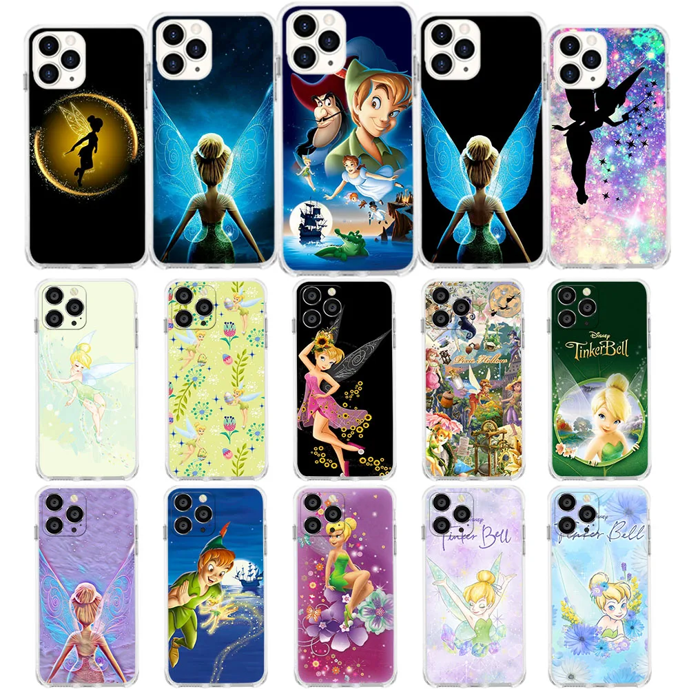 Custodia Morbida Un-38 Tinker Bell Per Lg K52 K65 K42 K118 K11 Plus K10 K22 K40 K12 X4 K40S K41S K50S K51S K61 K92