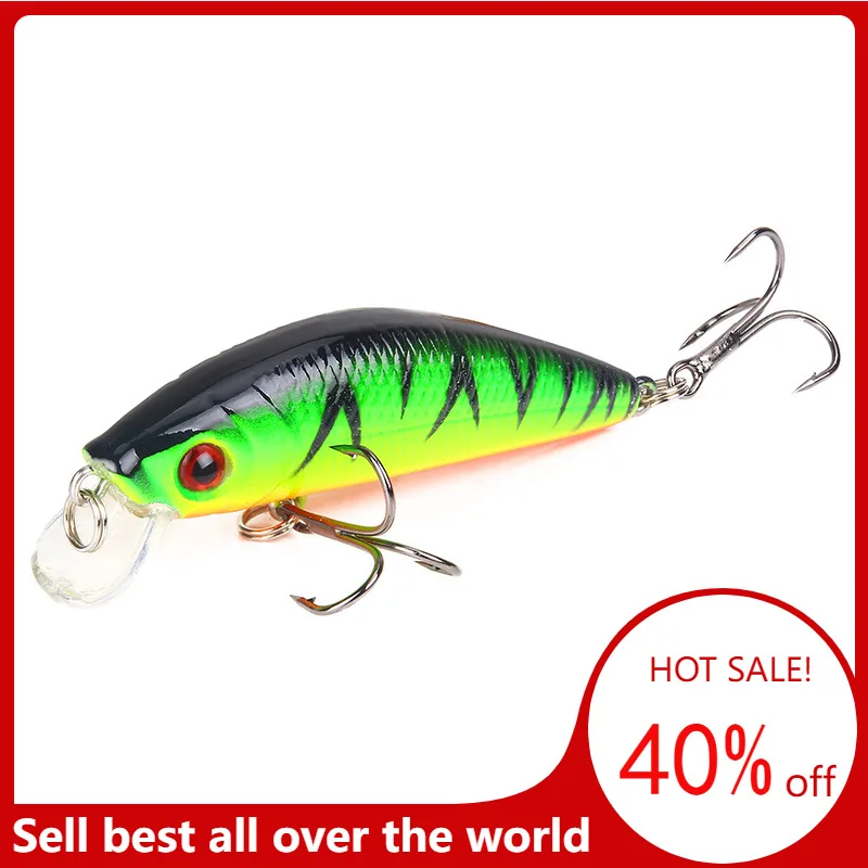 

Realistic Fishing Lures 7cm/8.5g High Carbon Steel Three Anchor Hooks Plastic Hard Baits Minnow/Lure Minnow fishing tackle