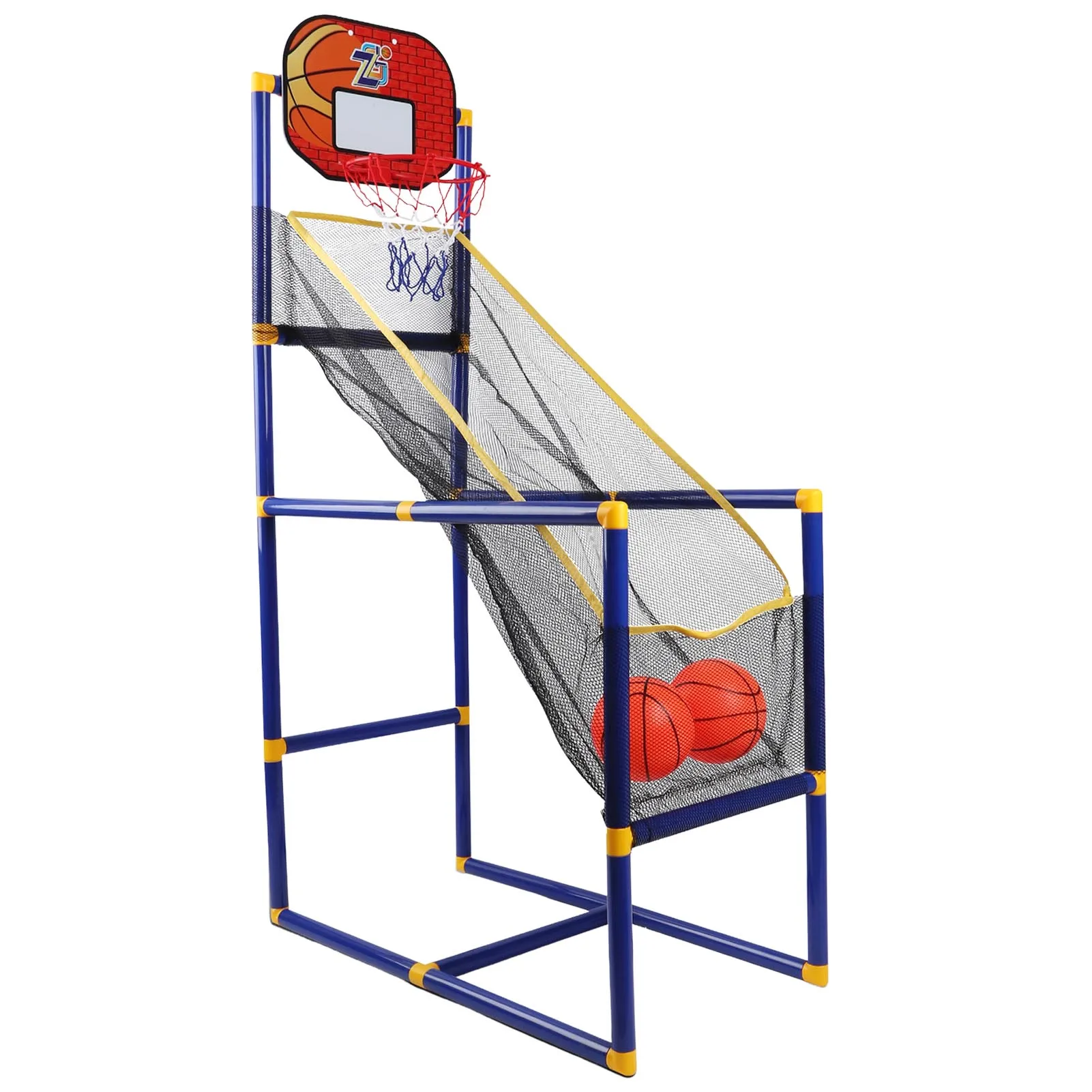 Basketball Arcade Game Movable Basketball Hoop Indoor Educational