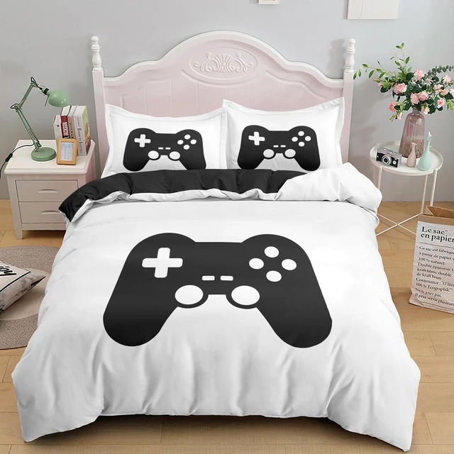 Giochi Comforter Cover Gamepad Set biancheria da letto per ragazzi bambini  Video Modern Gamer Console trapunta 2 o 3 pezzi Soft Twin copripiumino Set  - AliExpress