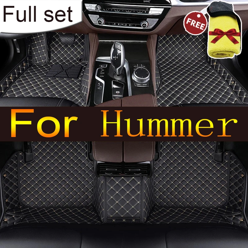 

Leather Car Floor Mats For Hummer H1 H2 H3 Car accessories