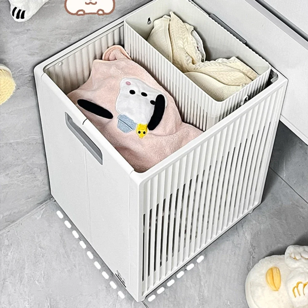Foldable Laundry Basket High-Capacity Household Bathroom Storage Basket Clothes Bucket Home Accessories Dirty Clothes Storage clothing sorting basket