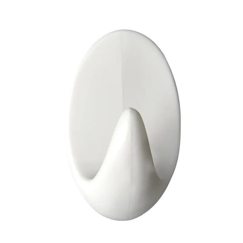 5/10PCS/set Strong Adhesive Hook Non-marking Plastic Bathroom Kitchen Non-perforated Door Cabinet Hook Key Clothes Holder Wall 5