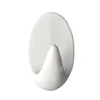 5/10PCS/set Strong Adhesive Hook Non-marking Plastic Bathroom Kitchen Non-perforated Door Cabinet Hook Key Clothes Holder Wall 5