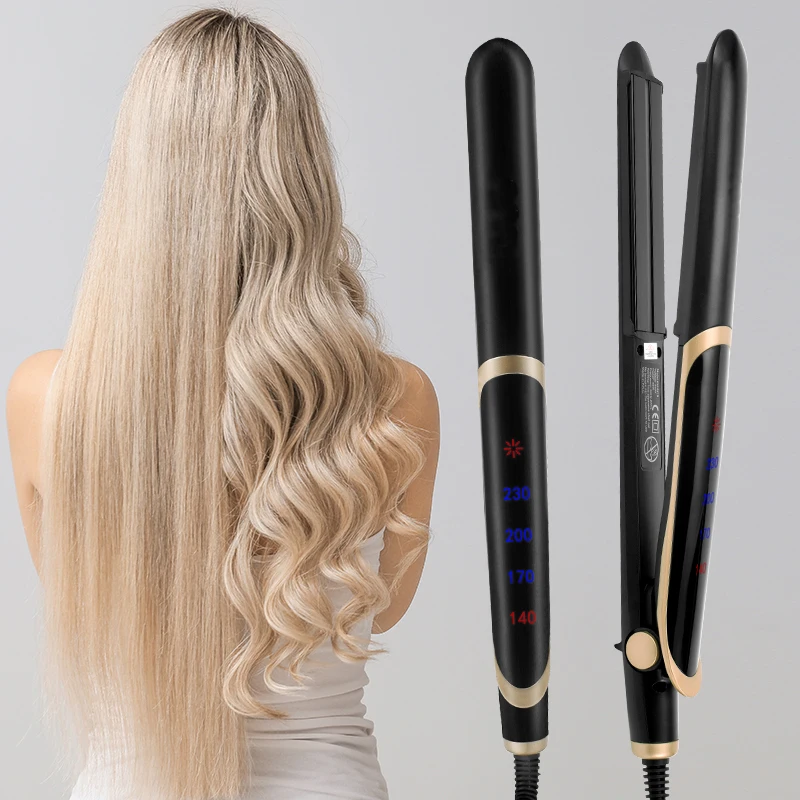 Hair Straightener Irons Ultrasonic Infrared Hair Iron LCD Display Hairs Flat Iron Board Recover Damaged Hair Irons 6
