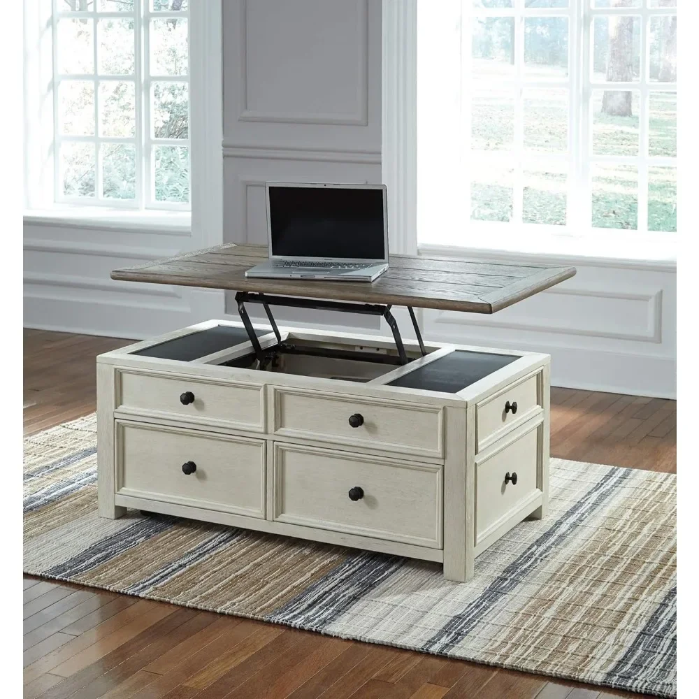 Cute Coffee Table for Living Room Bolanburg Farmhouse Lift Top Coffee Table With Drawers Dining Tables Basses Mesa Lateral Coffe 4