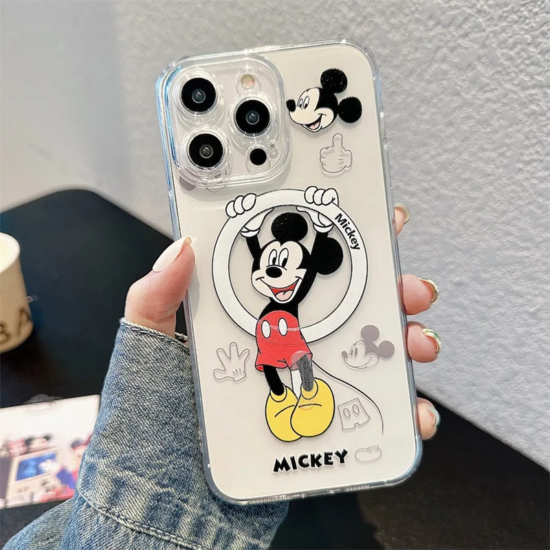 Mickey & Friends Incoming Call Case iPhone ケース MagSafe Disney Mickey Mouse Friend Incoming Calls Mirror Phone Case