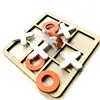 Board Chess Interactive Suitable For All Ages Strategy Game Trend Strategy Games That Challenge Thinking Xo Triple Tic Portable 3
